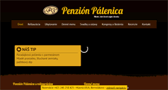 Desktop Screenshot of penzionpalenica.eu